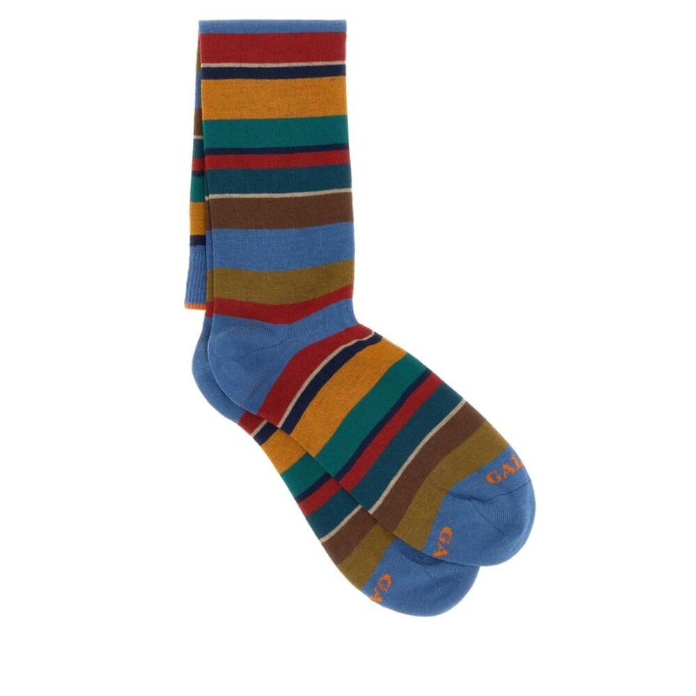 Gallo Men Multicolor Stretch Cotton Blend Socks